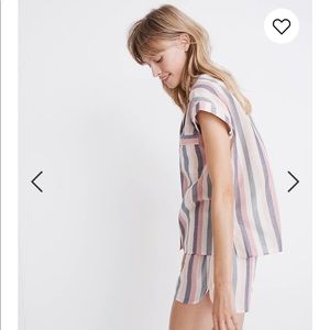 Madewell Lonnie Striped PJ set / Like New / Size M